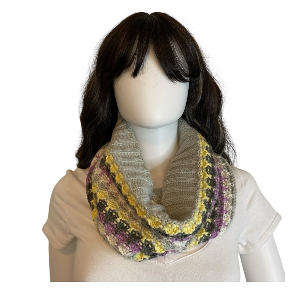 BCBGeneration Multicolor Knit Infinity Scarf